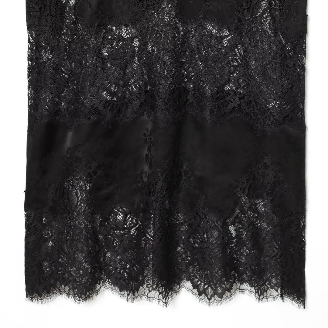 Damen Spitzen-Camisole mit verführerischem V-Ausschnitt und elegantem Spitzenbesatz EB