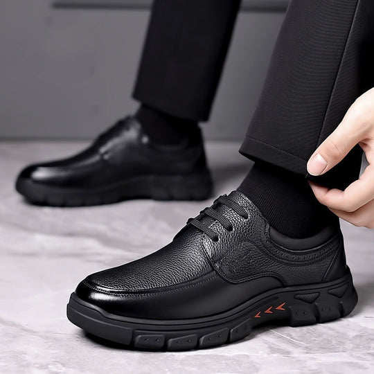 Damen modische Schnürschuhe aus hochwertigem Leder EB