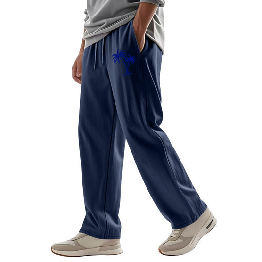 Herren Legere Freizeithose mit seitlichem Logodruck EB