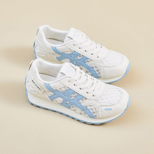 Damen Sportliche Sneakers mit atmungsaktiver Netzoberfläche und komfortabler Dämpfung EB