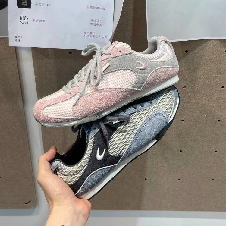 Damen sportliche Laufschuhe mit atmungsaktivem Obermaterial und dämpfender Sohle EB