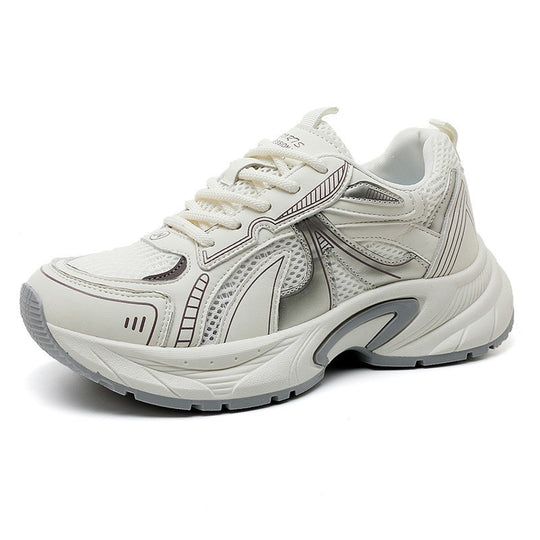 Damen Hochwertige Sport Schnürschuhe mit Atmungsaktivem Mesh und Dämpfungssystem EB