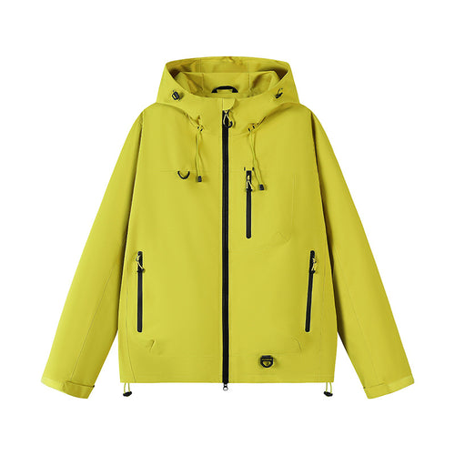 Damen funktionale Wetterjacke mit verstellbarem Kapuzensystem und atmungsaktiven Eigenschaften EB