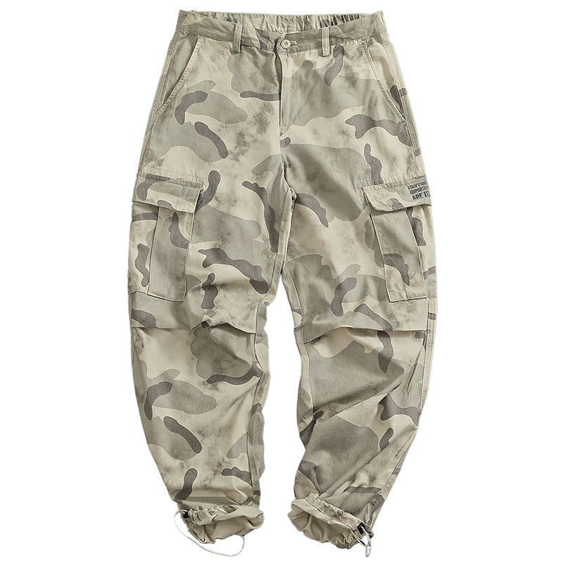Damen Cargohose mit vielseitigen Taschen und modernem Camouflage-Design EB