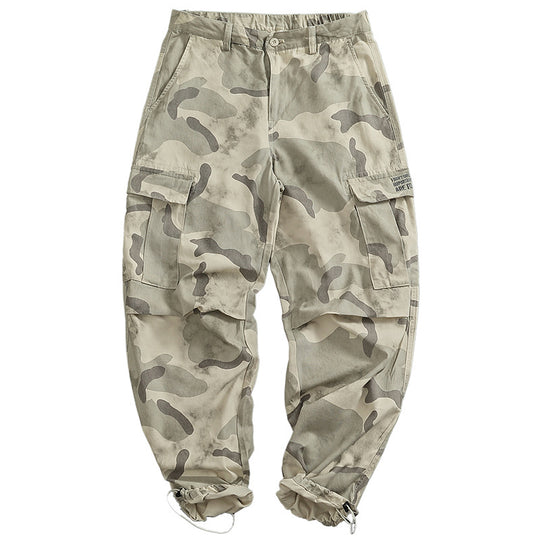 Damen Cargohose mit vielseitigen Taschen und modernem Camouflage-Design EB