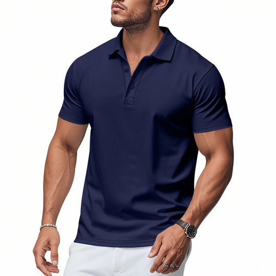 Herren Polohemd mit modernem Schnelltrocknungsstoff und eleganter Passform EB