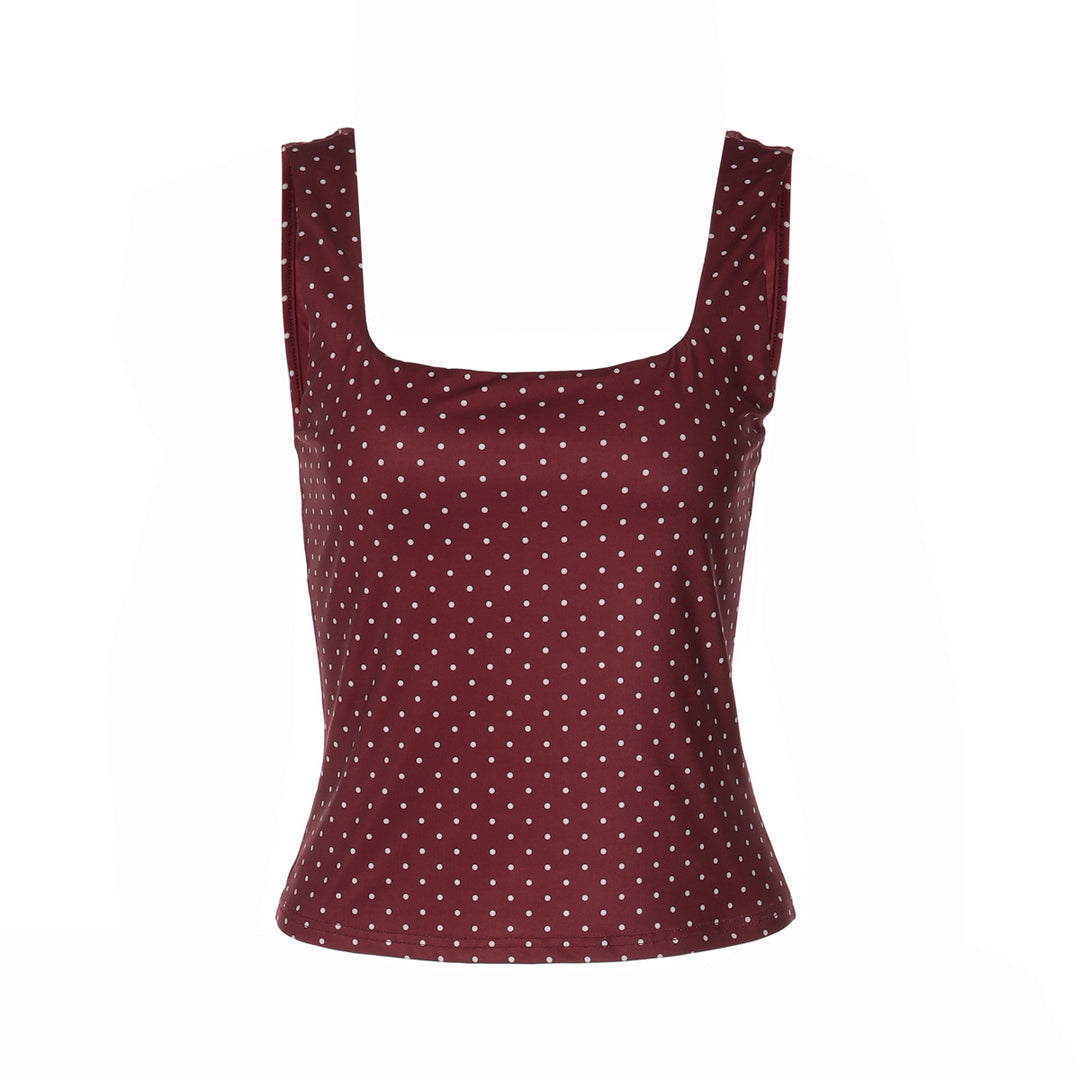 Damen Polka-Dots Crop-Top EB