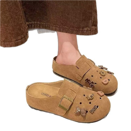 Damen Komfortable Clogs mit individuellen Verzierungen EB