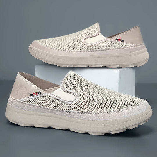 Damen Atmungsaktive Slip-On Freizeitschuhe mit weichem Innenfutter EB
