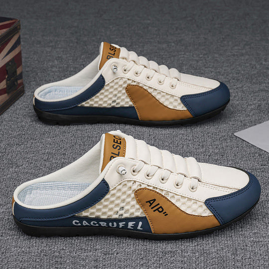 Herren Leichte Slip-On Freizeitsneaker mit Atmungsaktivem Mesh-Design EB