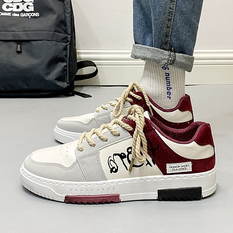 Damen Modische Sneakers mit lässigem Design und bequemer Schnürung EB