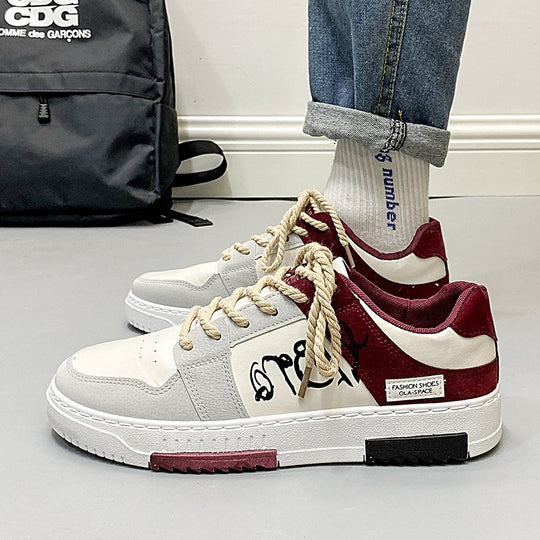 Damen Modische Sneakers mit lässigem Design und bequemer Schnürung EB