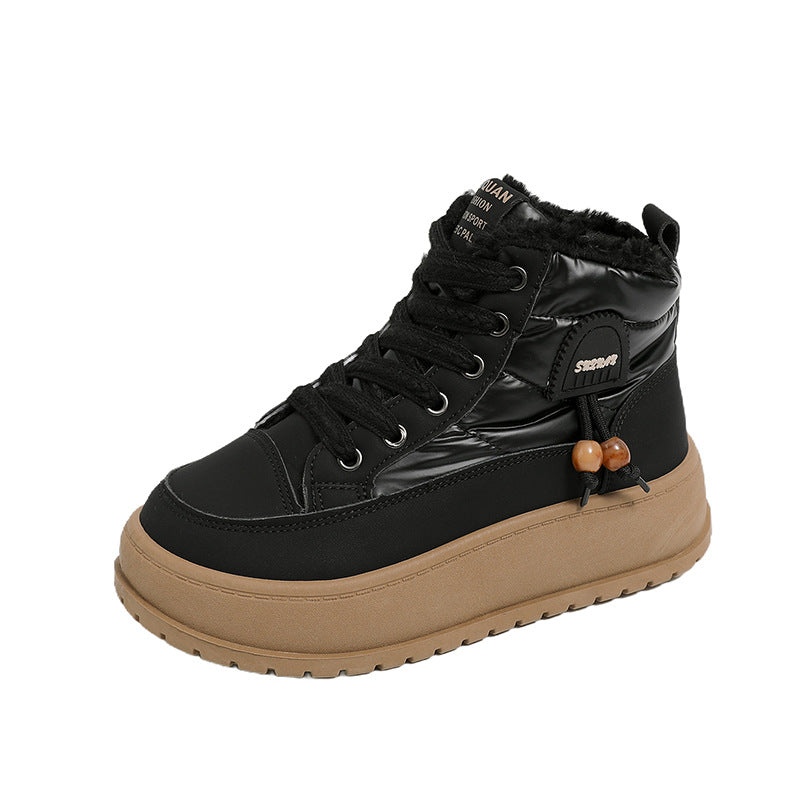 Damen High-Top Sneakers mit warmer Fütterung und rutschfester Laufsohle EB
