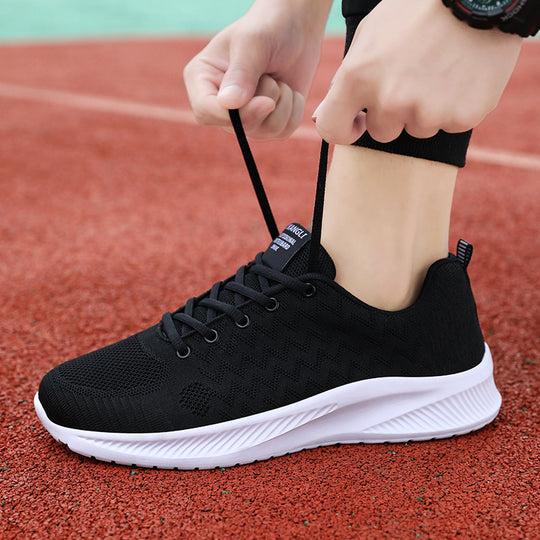 Damen modische Sportschuhe mit atmungsaktivem Obermaterial und rutschfester Sohle EB