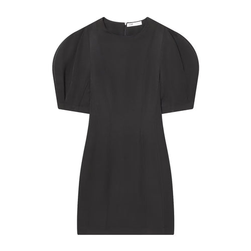 Damen elegantes Kleid mit Schulterpolstern und zeitlosem Design EB