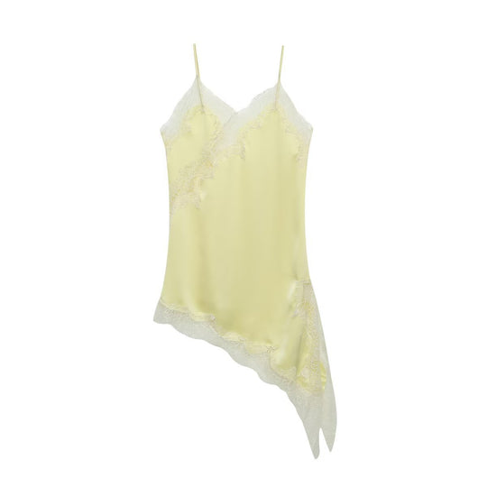 Damen asymmetrisches Spaghetti-Top EB