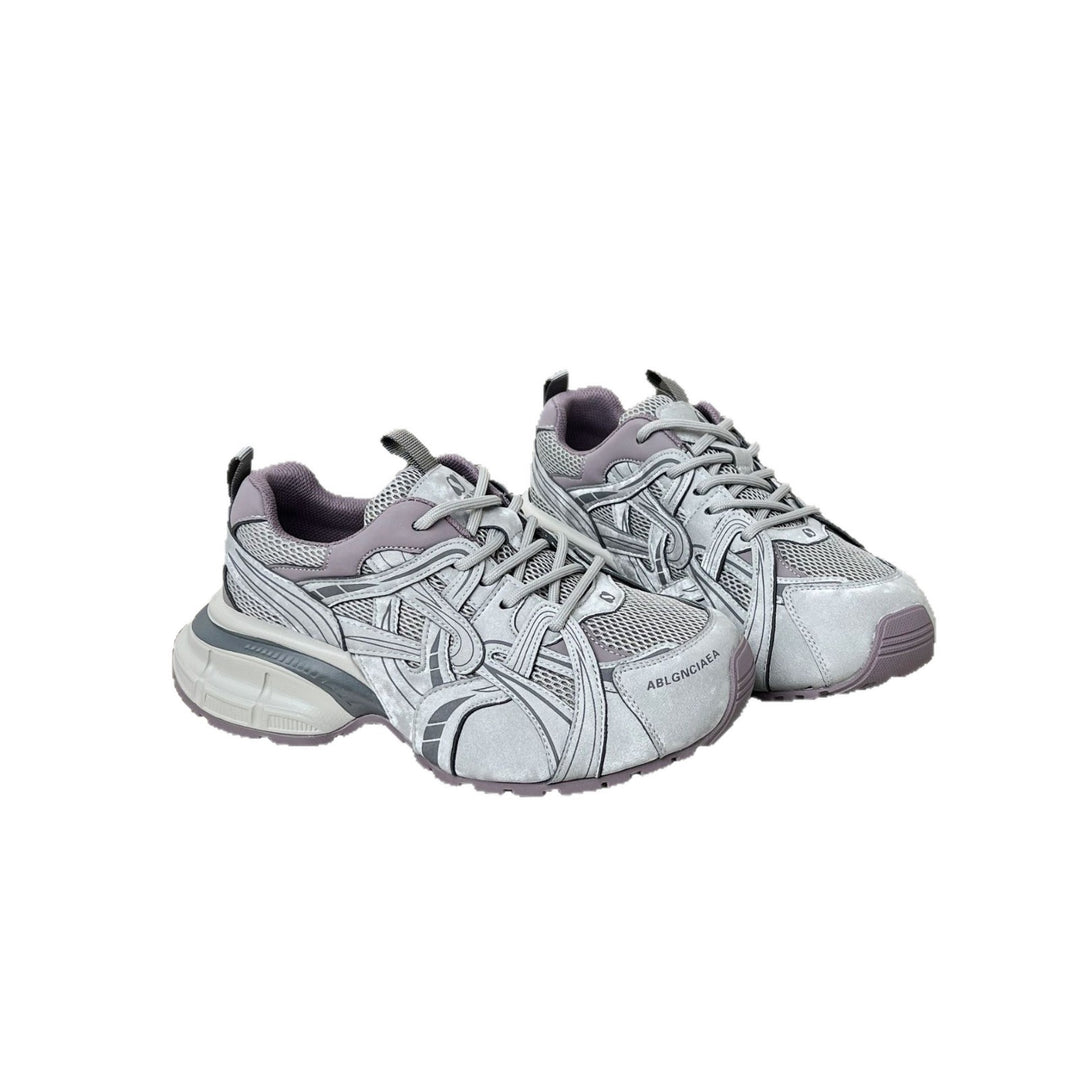 Damen Sportliche Sneakers mit atmungsaktivem Mesh-Obermaterial und innovativem Dämpfungssystem EB