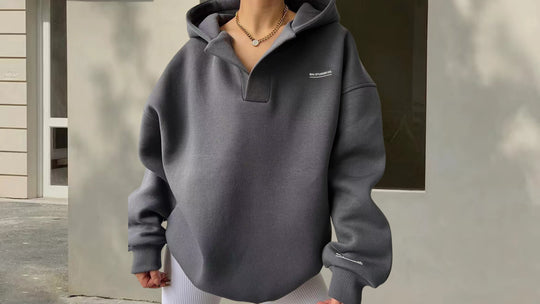 Damen Sportliches Oversized Poloshirt EB