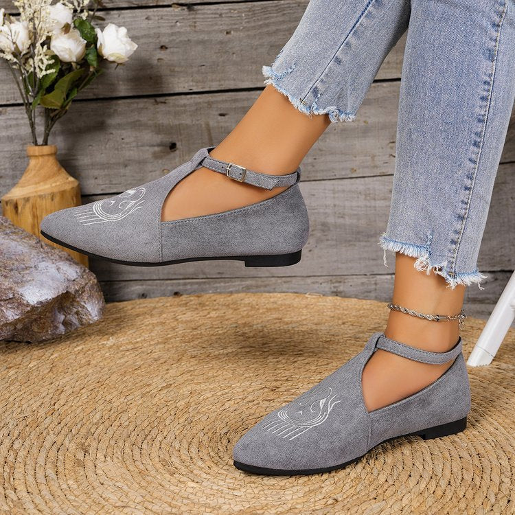 Damen Ballerinas im Boho-Stil EB