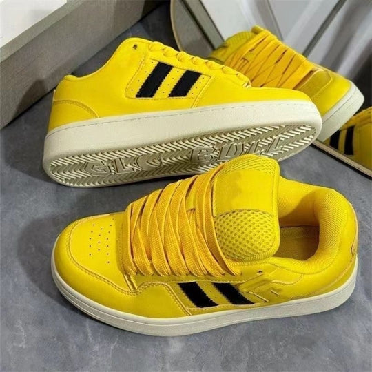 Damen Sportliche Sneakers mit atmungsaktivem Mesh und eleganter Schnürung EB
