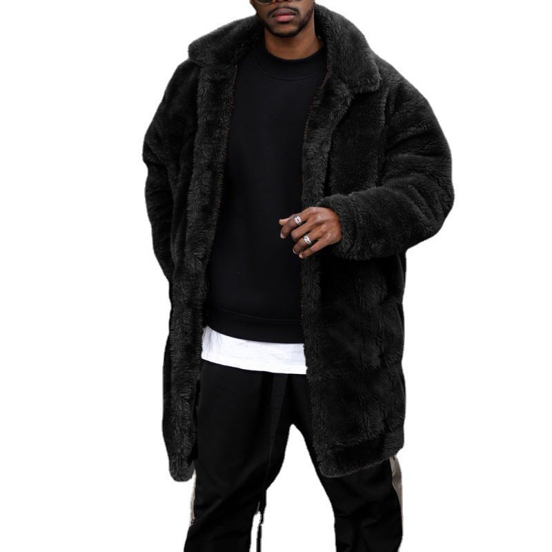 Herren Modische Teddyjacke mit verschließbaren Taschen und hoher Wärmeisolierung EB