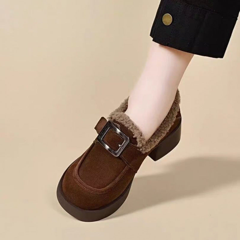 Damen Komfortable und modische Clogs mit kuscheligem Innenfutter EB