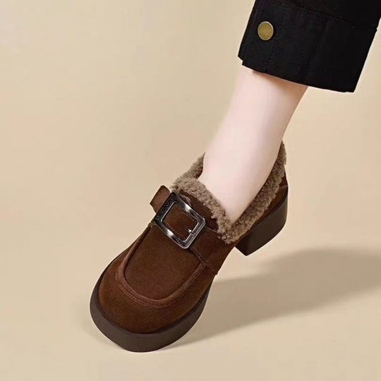 Damen Komfortable und modische Clogs mit kuscheligem Innenfutter EB