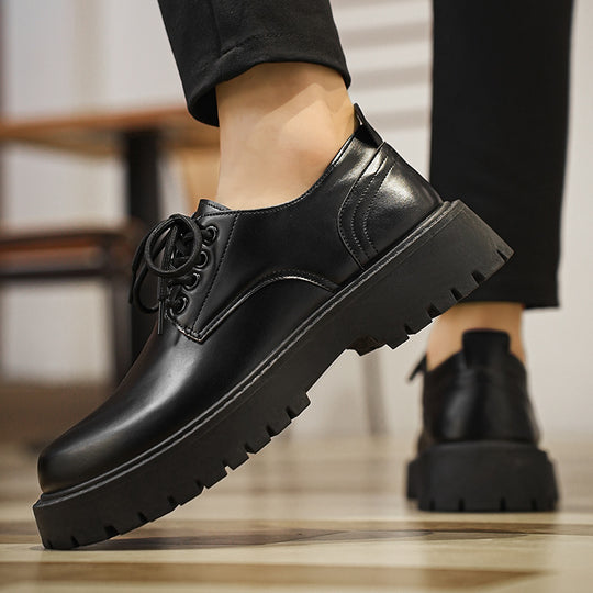 Herren Modische Schnürschuhe mit rutschfester Sohle und verstärktem Profil EB