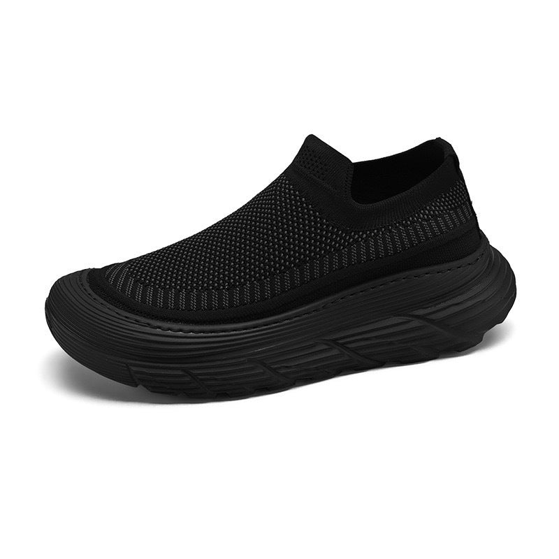 Damen Komfortable Slip-On Sneakers mit atmungsaktivem Obermaterial EB