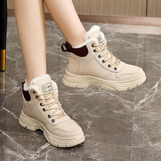 Damen gefütterte High-Top Sneaker EB