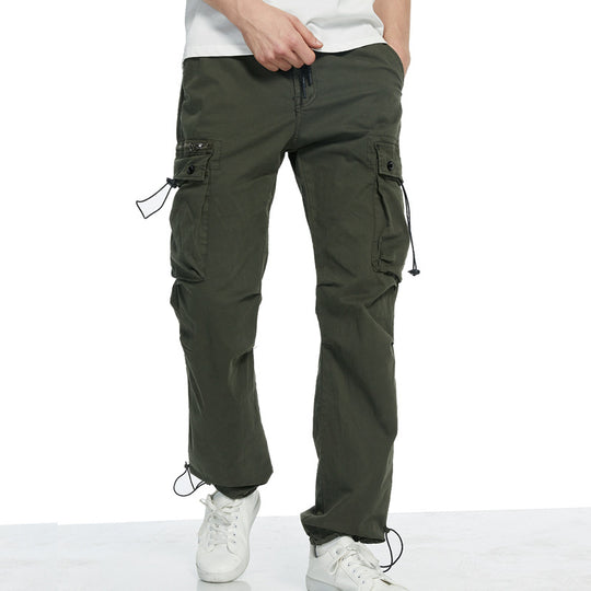 Herren Cargo-Hose mit praktischen Seitentaschen und verstellbarem Bund EB