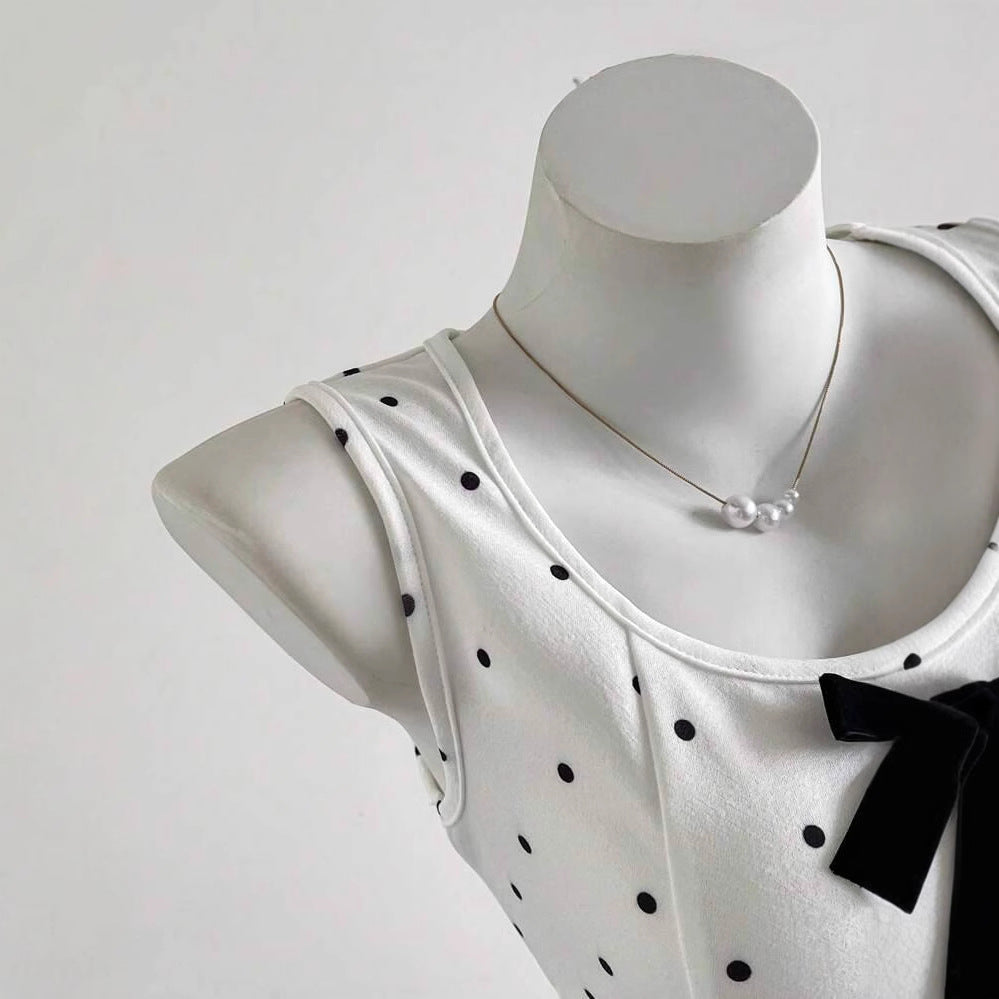 Damen Top mit Rüschendetails und Schleifen EB
