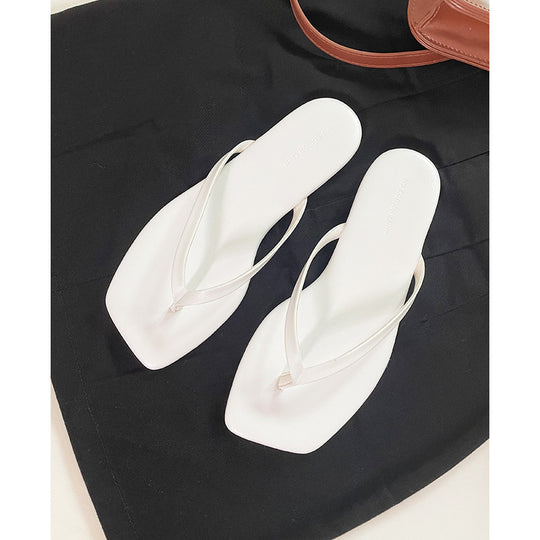 Damen Zehentrenner-Sandalen mit minimalistischer Silhouette und ergonomischem Fußbett EB