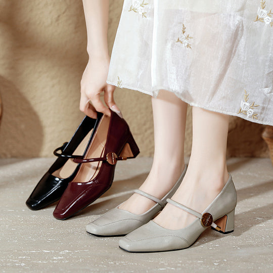 Damen elegante und bequeme Pumps mit verstellbarem Rahmen EB