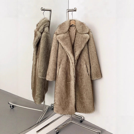 Damen Langhaarmantel für elegante Anlässe EB