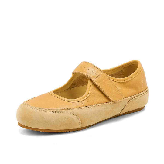 Damen Komfortable Ballerinas mit verstellbarem Riemchen EB