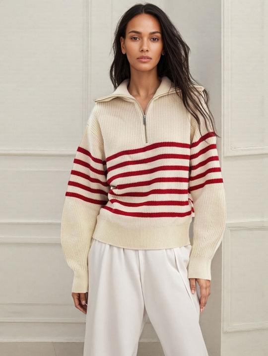 Damen Strickpullover im maritimen Stil EB