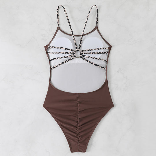 Damen Einteiler-Badeanzug mit raffinierten Schnittdetails EB