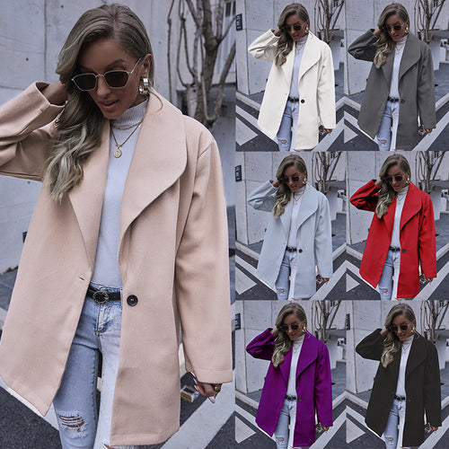 Damen Elegante Oversized Jacke EB