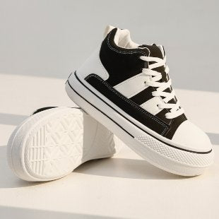 Damen Hohe Sneakers mit trendigen Kontrastelementen EB