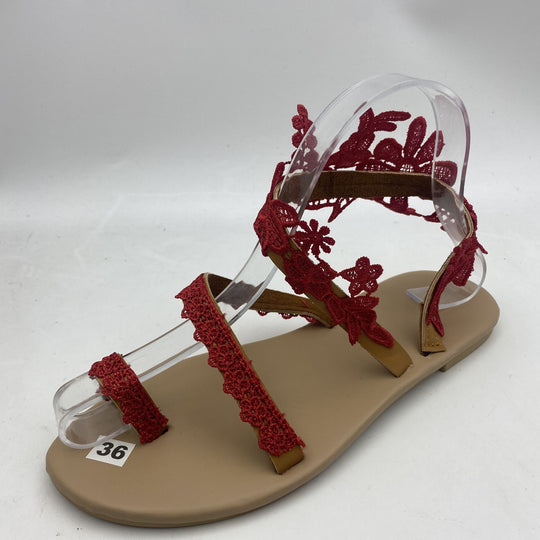 Damen Glamouröse und elegante Zehentrenner-Sandalen mit Perlenschmuck EB