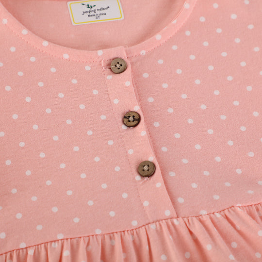 Mädchen Kleid mit niedlichem Hasenmotiv EB