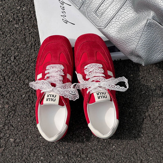 Damen Sportliche Sneakers mit atmungsaktivem Obermaterial von EB