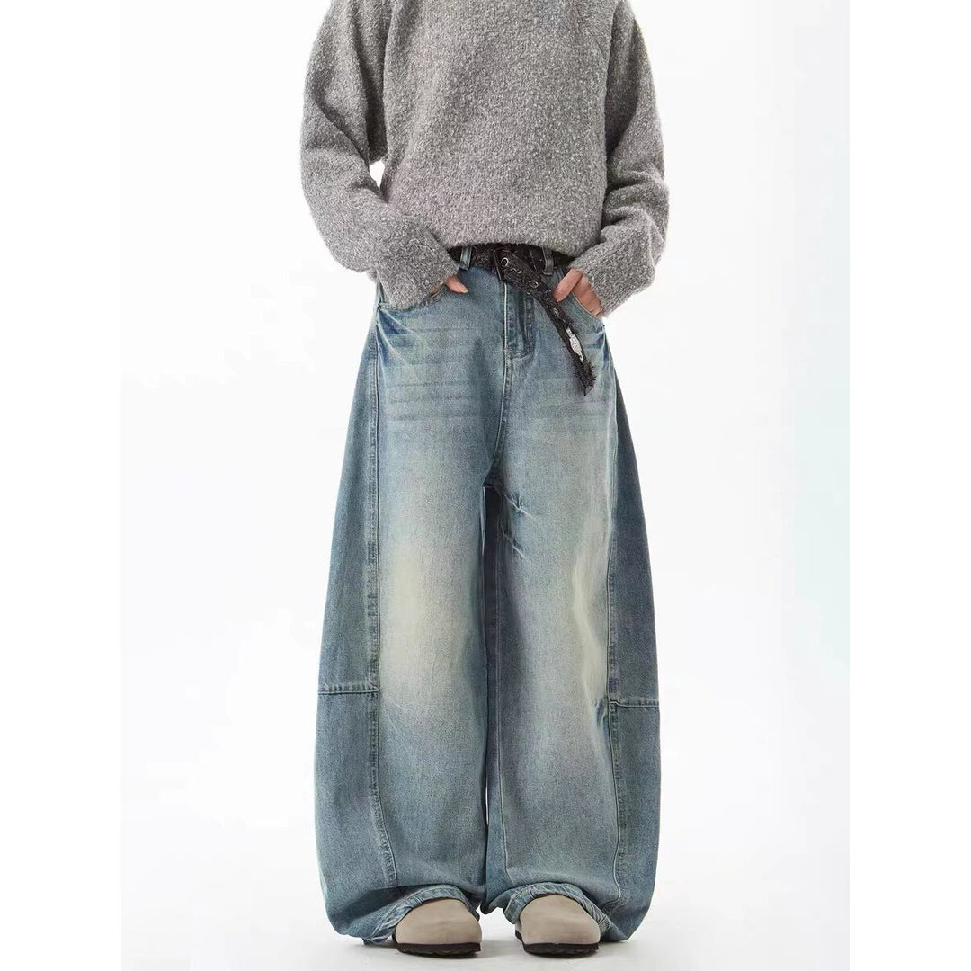 Damen Weit geschnittene Jeans im Urban-Style EB