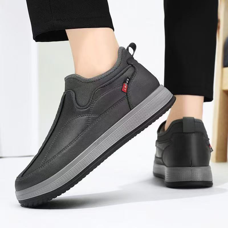 Damen Bequeme und warme Slip-On Schuhe mit Futter EB