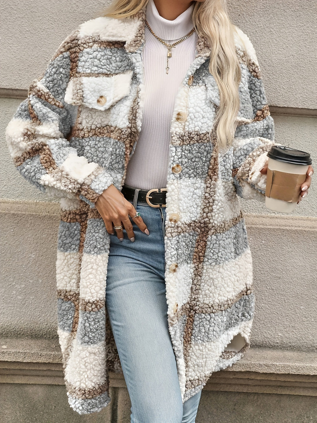 Damen Oversized Shirtjacke EB