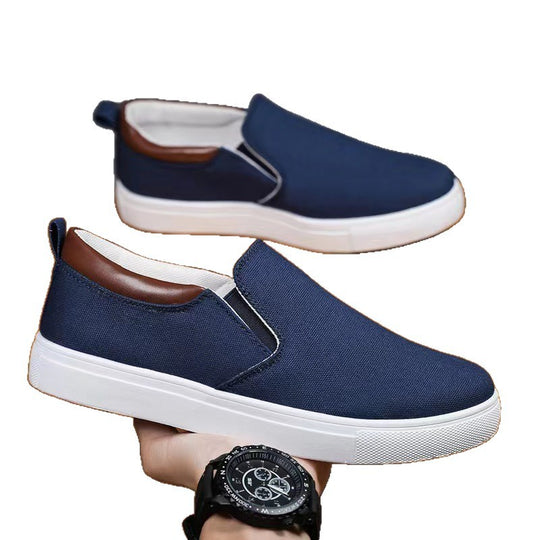 Damen Slip-On Sneakers mit flexiblem Obermaterial und rutschfester Sohle EB
