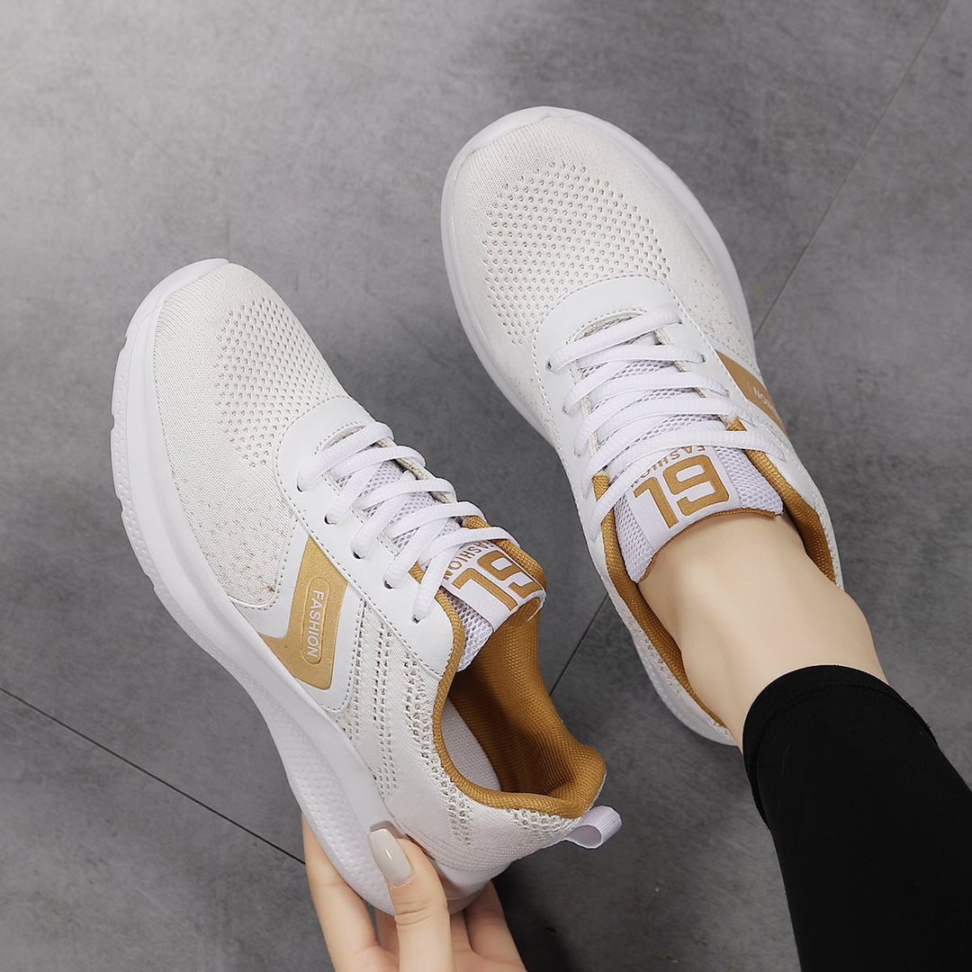 Damen Sneaker mit atmungsaktivem Obermaterial und rutschfester Sohle EB