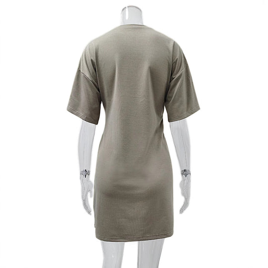 Damen sportliches Freizeitleben mit innovativem Wickeldetail EB