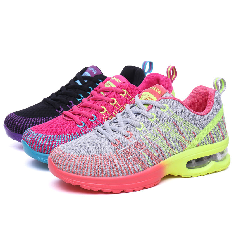 Damen modische Lauf-Sneaker mit dämpfendem Air-System EB